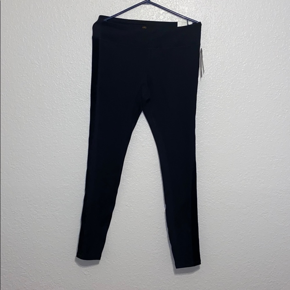 Gaiam High Waisted Yoga Leggings in Black